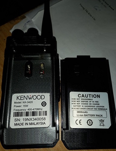 Máy bộ đàm KenWood NX 3420 rất mạnh mẽ, khỏe khoắn